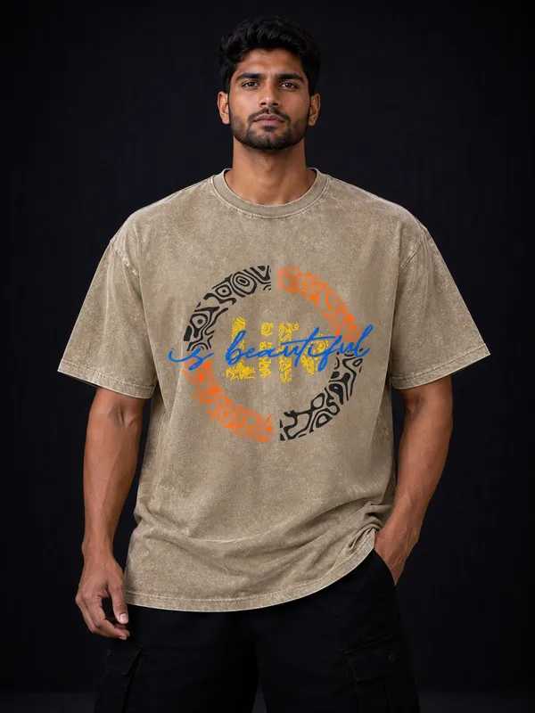 Beige_Casual_Fit_Graphic_T-Shirt_for_Men