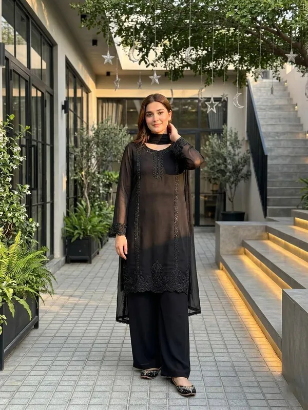 Black_Embroidery_And_Beads_Work_Faux_Georgette_Salwar_Suit_Stitched