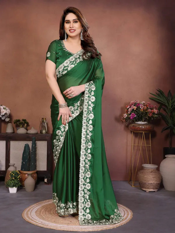Green_Rangoli_Silk_Zari_Embroidered_Saree