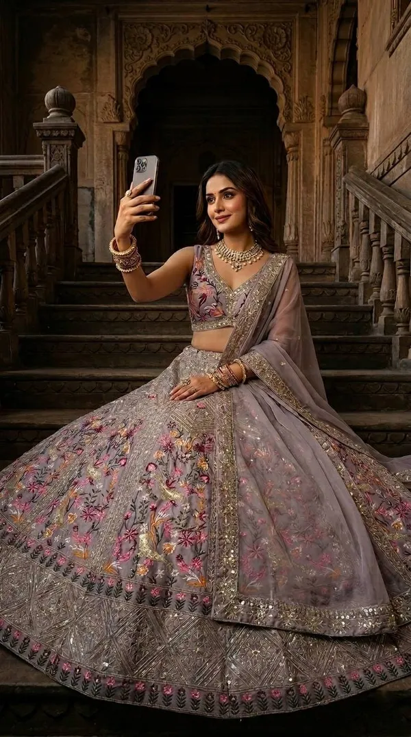 Engagement_Special_Tabby_Silk_Pearl_Embroidery_Sequence_Work_Lehenga_Choli