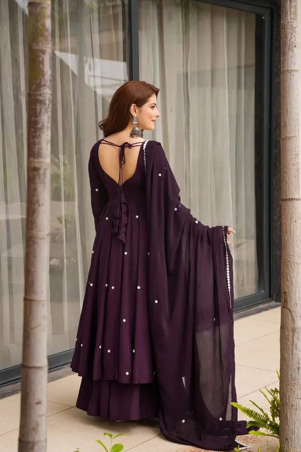 Purple_Embellished_Anarkali_Suit_Set_For_Women