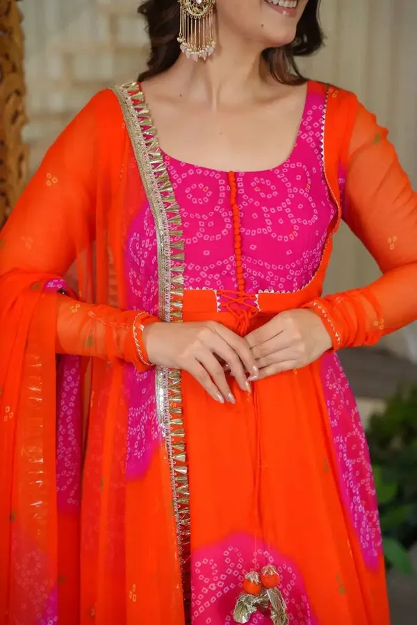 Orange_Georgette_Digital_Print_Anarkali_Suit