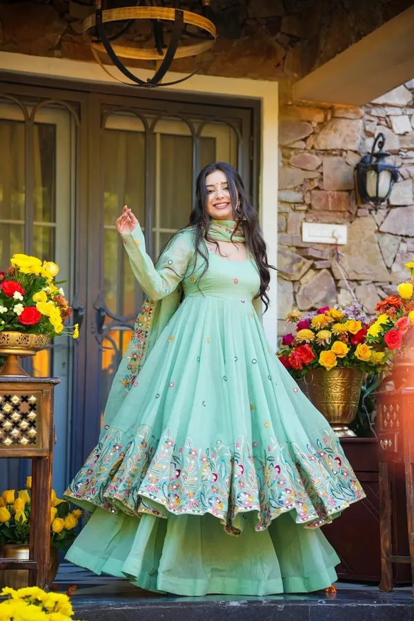 Light_Green_Mastani_Floral_Anarkali_Suit_Set_Of_3