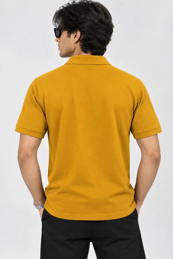 Mustard_Dry_Fit_Polo_T_Shirt_For_Men
