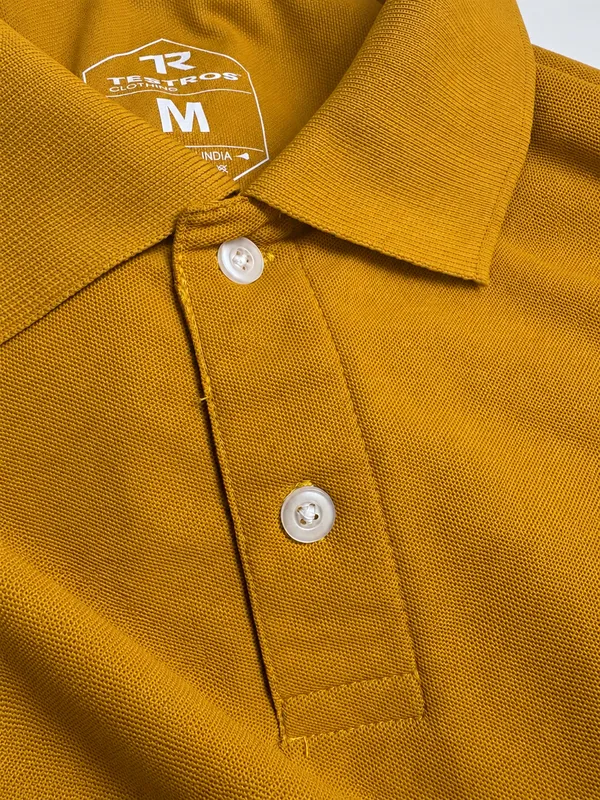 Mustard_Dry_Fit_Polo_T_Shirt_For_Men