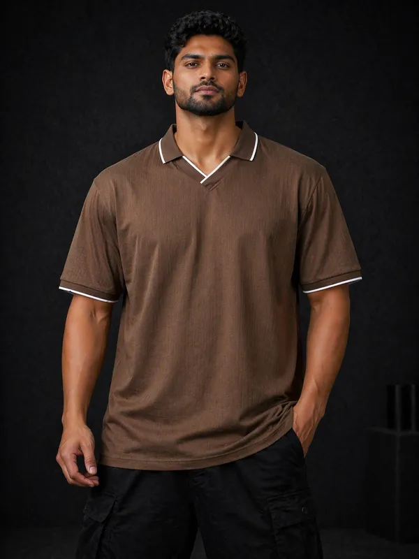 Brown_Contrast_Trim_Polo_T-Shirt_for_Men