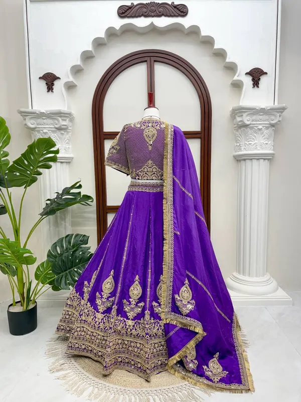 Purple_Embroidered_Lehenga_Choli_For_Women