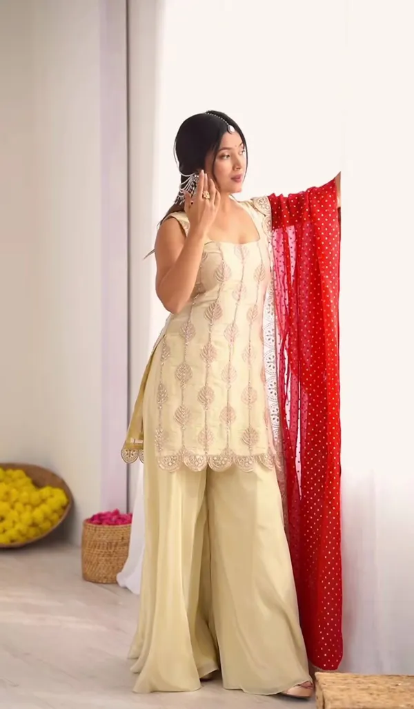 Off_White_Embroidered_Palazzo_Set_With_Red_Dupatta_Stitched