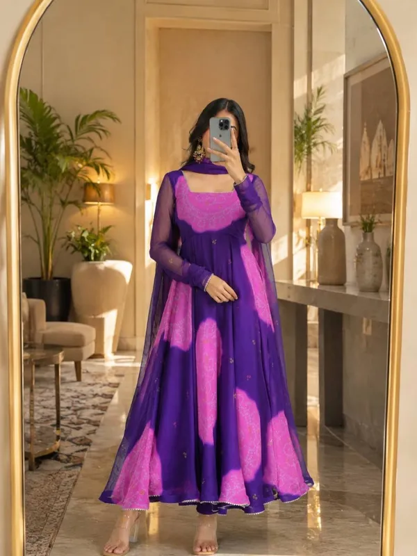 Purple_Georgette_Digital_Print_Anarkali_Suit