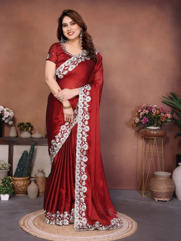 Maroon_Rangoli_Silk_Zari_Embroidered_Saree