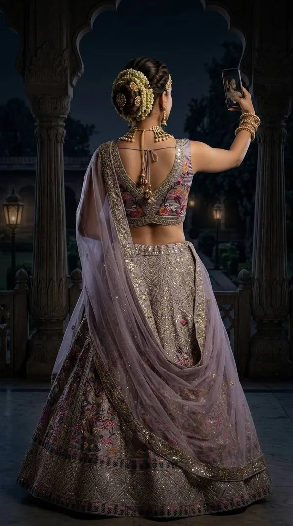 Engagement_Special_Tabby_Silk_Pearl_Embroidery_Sequence_Work_Lehenga_Choli