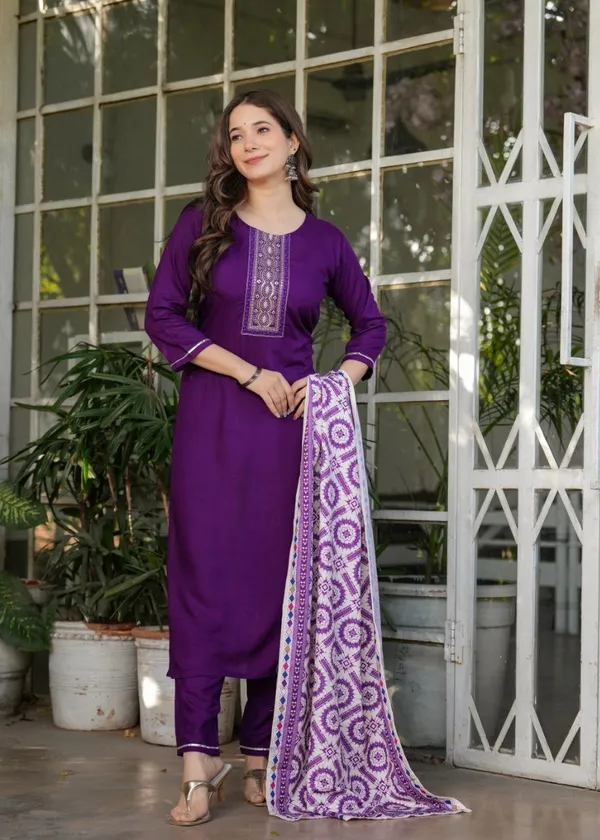 Purple_Silk_Blended_Kurta_Set