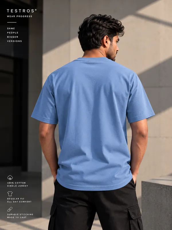 Blue_Cotton_Regular_Fit_Graphic_T_Shirt_For_Men