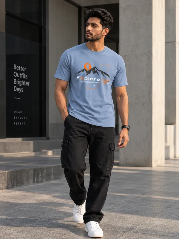 Blue_Cotton_Regular_Fit_Graphic_T_Shirt_For_Men