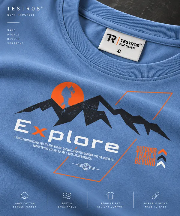 Blue_Cotton_Regular_Fit_Graphic_T_Shirt_For_Men