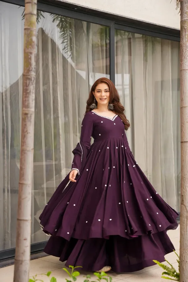Purple_Embellished_Anarkali_Suit_Set_For_Women