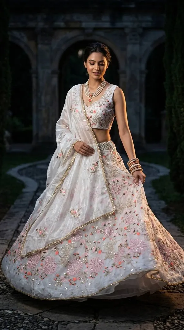 Engagement_Special_Tabby_Silk_Pearl_Embroidery_Sequence_Work_Lehenga_Choli