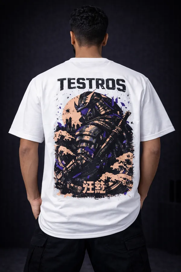 White_Graphic_Print_Oversized_Fit_T-Shirt_For_Men