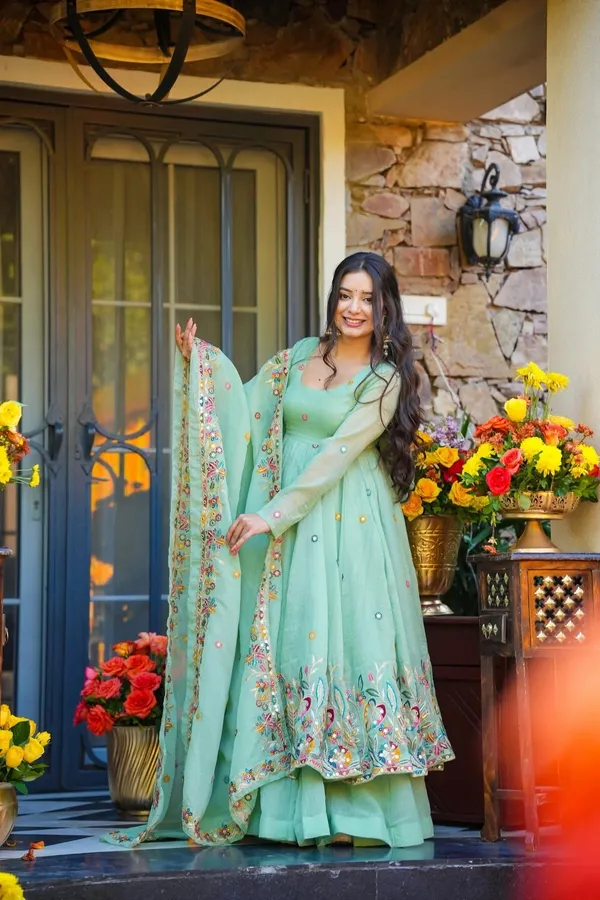 Light_Green_Mastani_Floral_Anarkali_Suit_Set_Of_3