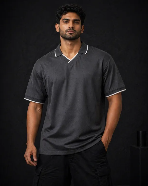 Dark_Grey_Regular_Fit_Polo_T-Shirt_for_Men