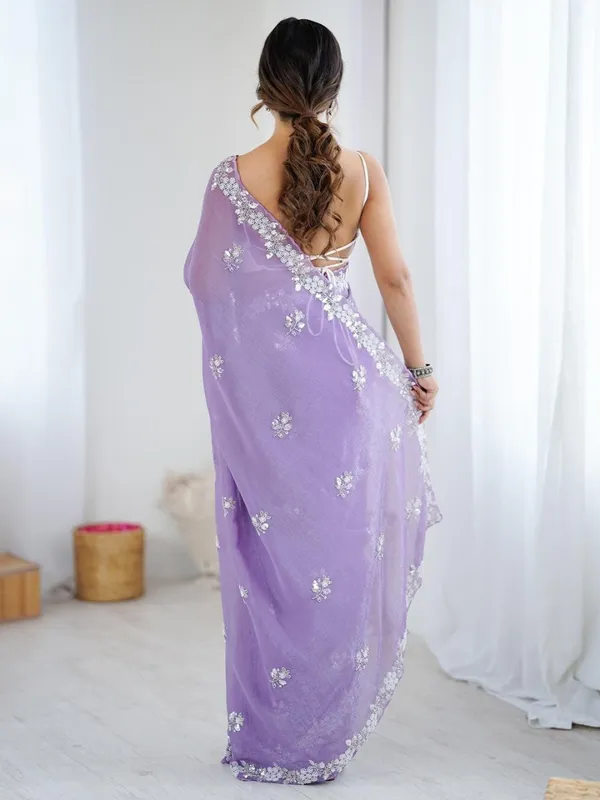 Beautiful_Designer_Party_Wear_Georgette_Beads_Work_Saree_-_Purple