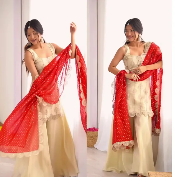Off_White_Embroidered_Palazzo_Set_With_Red_Dupatta_Stitched