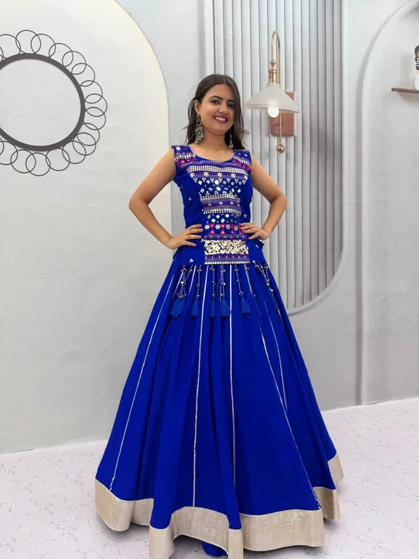 Royal_Blue_Pure_Cotton_Mirror_Hand_Work_And_Ribbon_Work_Navratri_Chaniya_Choli_Set