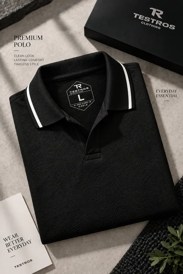 Black_Crape_Relaxed_Fit_Polo_T_Shirt_For_Men