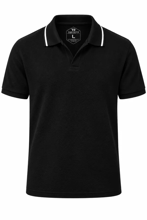 Black_Crape_Relaxed_Fit_Polo_T_Shirt_For_Men
