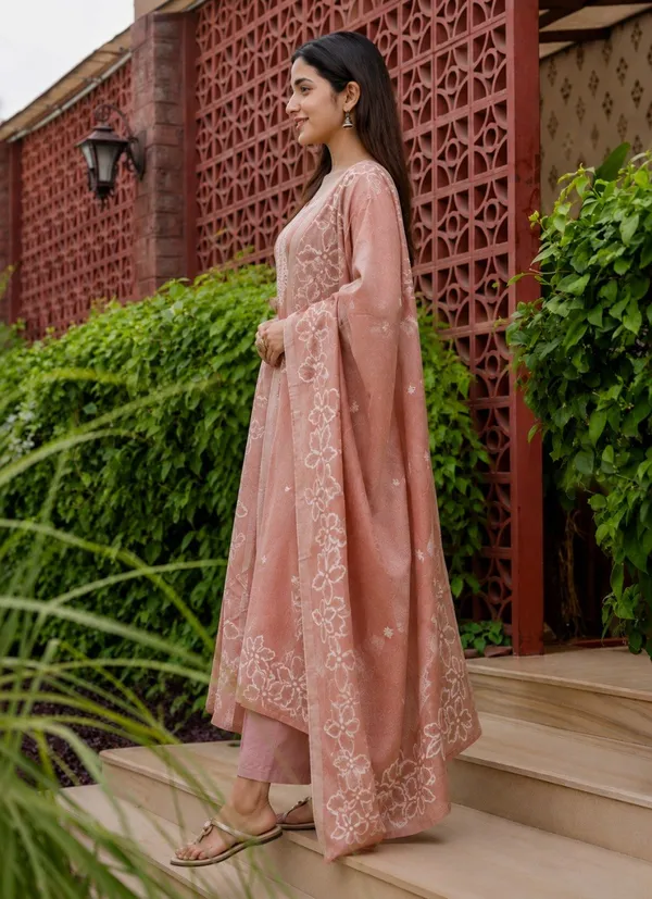 Cotton_Jacquard_Self_Woven_Straight_Kurta_With_Pant_And_Dupatta