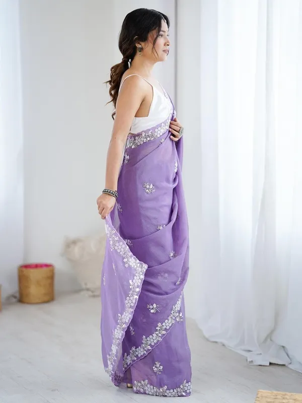 Beautiful_Designer_Party_Wear_Georgette_Beads_Work_Saree_-_Purple