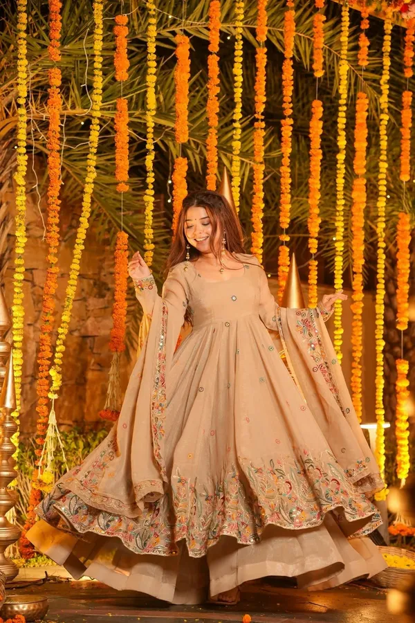 Brown_Mastani_Floral_Anarkali_Suit_Set_Of_3