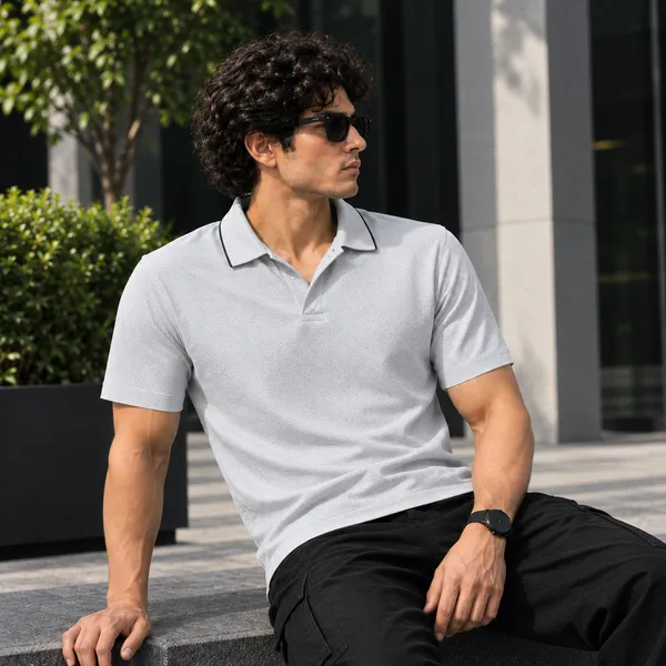 Grey_Crape_Regular_Fit_Polo_T_Shirt_For_Men