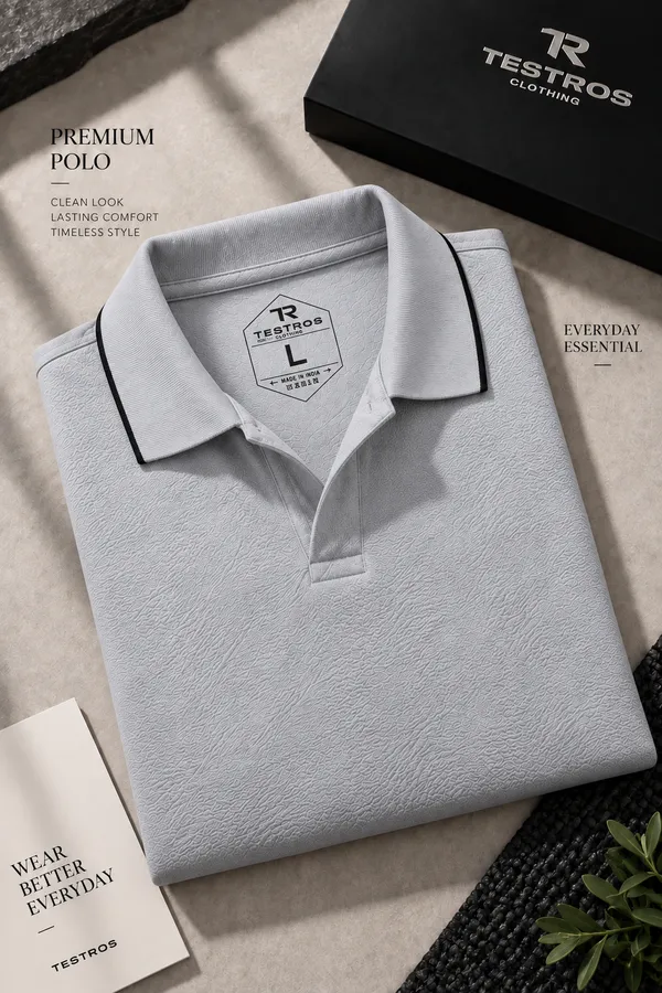 Grey_Crape_Regular_Fit_Polo_T_Shirt_For_Men