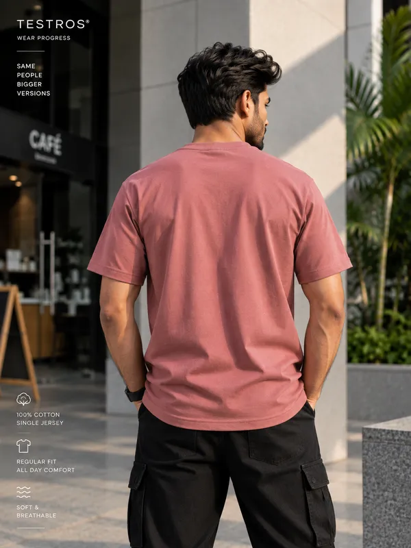 Pink_Cotton_Regular_Fit_Graphic_T_Shirt_For_Men