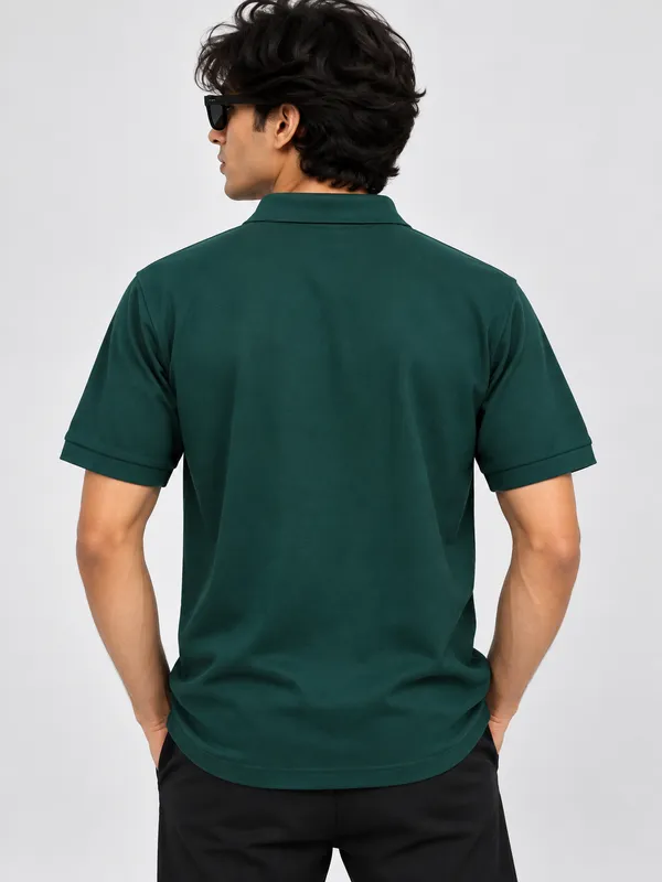 Dark_Green_Dry_Fit_Polo_T_Shirt_For_Men