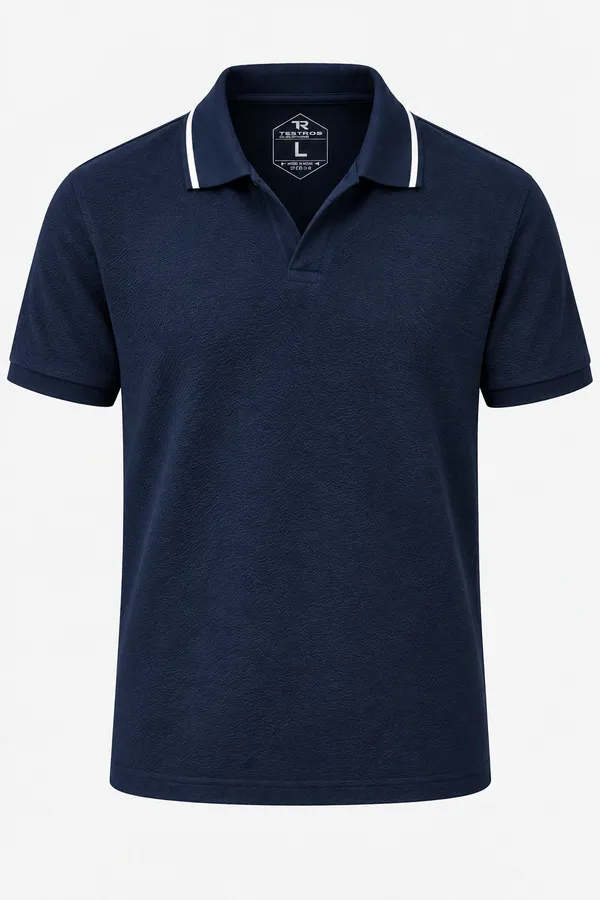 Navy_Crape_Relaxed_Fit_Polo_T_Shirt_For_Men