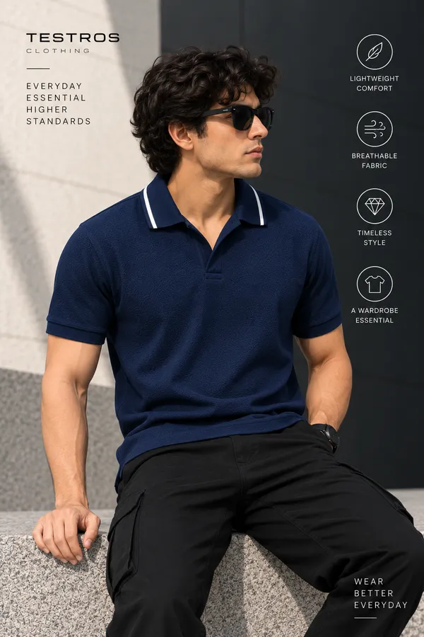 Navy_Crape_Relaxed_Fit_Polo_T_Shirt_For_Men