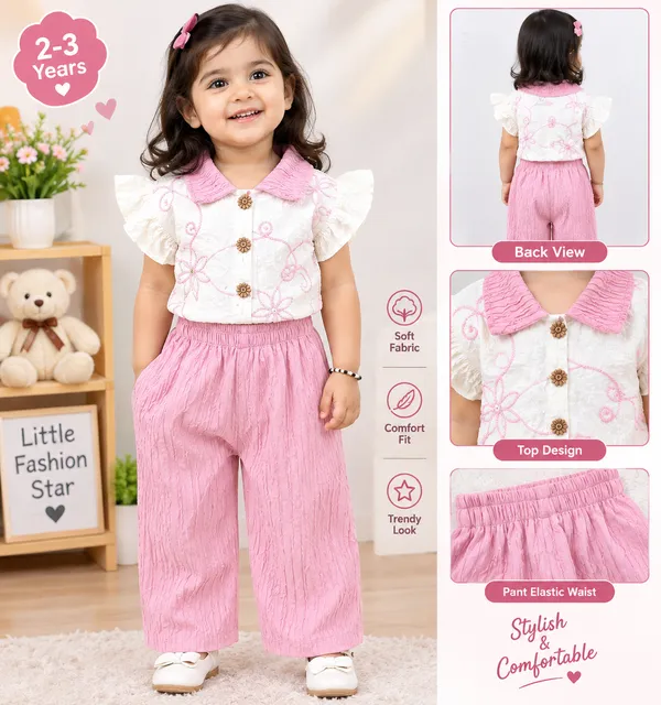 Pink_Ruffled_Top_And_Pants_Set_For_Girls