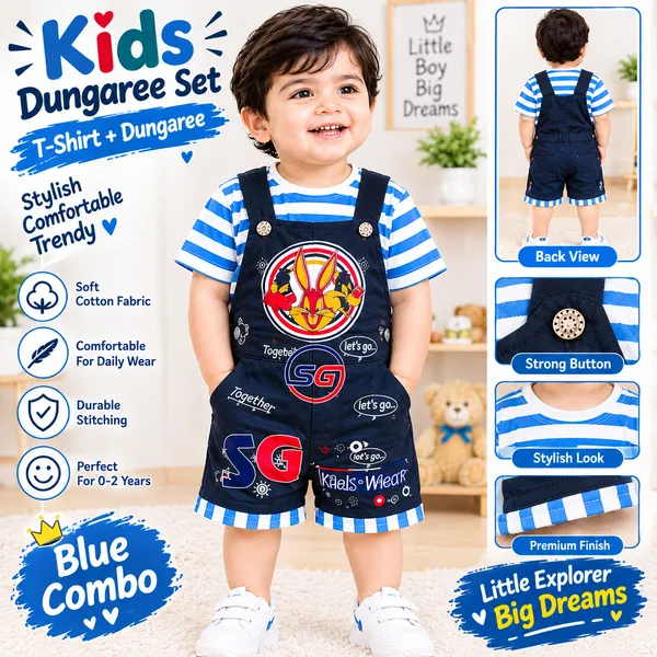Multicolor_Cotton_Denim_Casual_Dungaree_Set_For_Boys