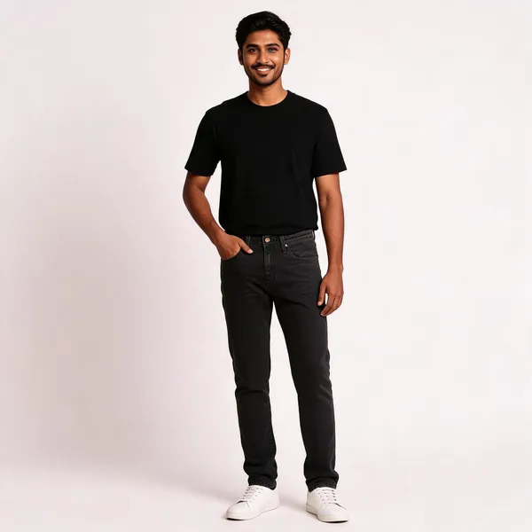 Black_Denim_Straight_Fit_Jeans_For_Men