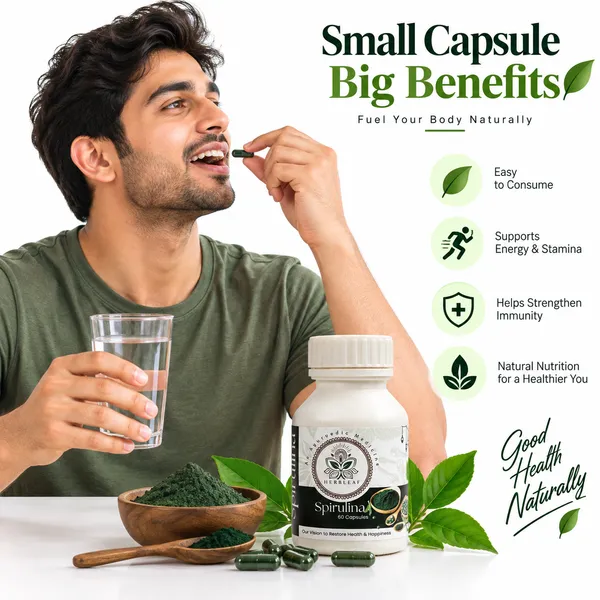 HerbLeaf_Spirulina_60_Capsules