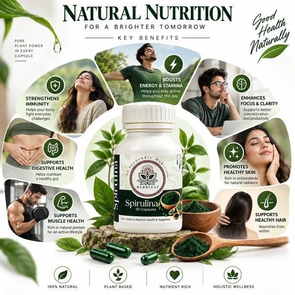HerbLeaf_Spirulina_60_Capsules