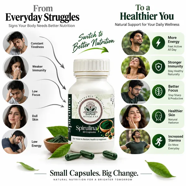 HerbLeaf_Spirulina_60_Capsules