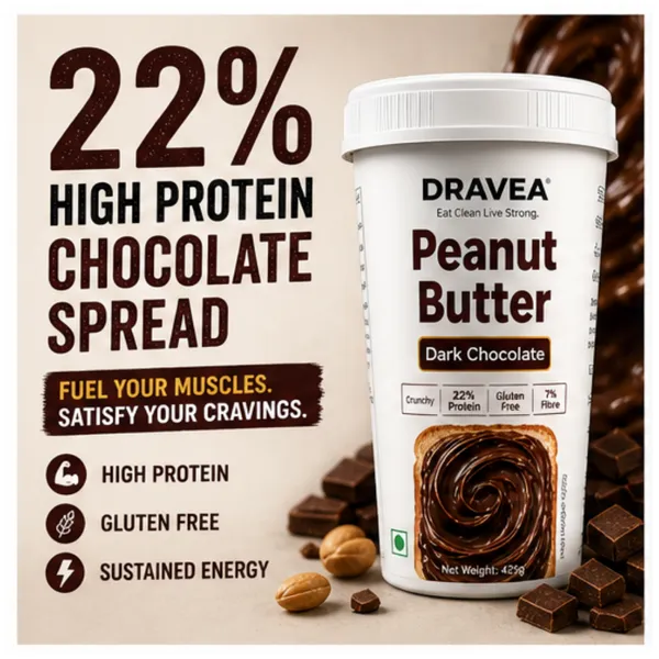 Dravea_Creamy_Dark_Chocolate_Peanut_Butter_425G
