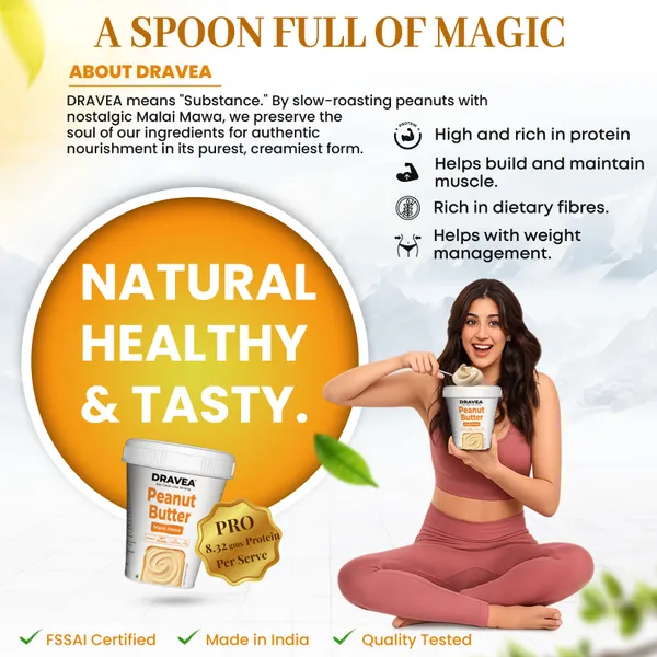 Dravea_Malai_Mawa_Flavoured_Peanut_Butter_425G