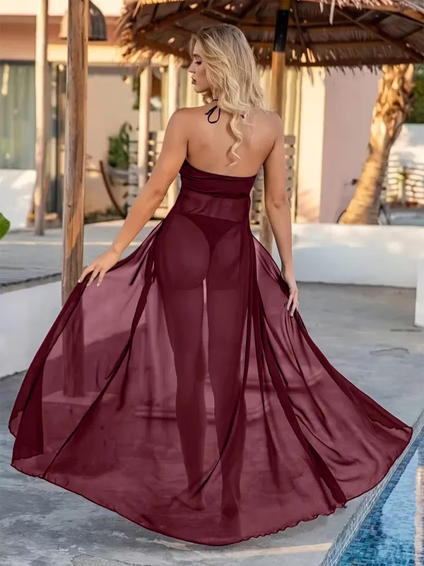 Erotic_Night_Dress_Costume_Maroon