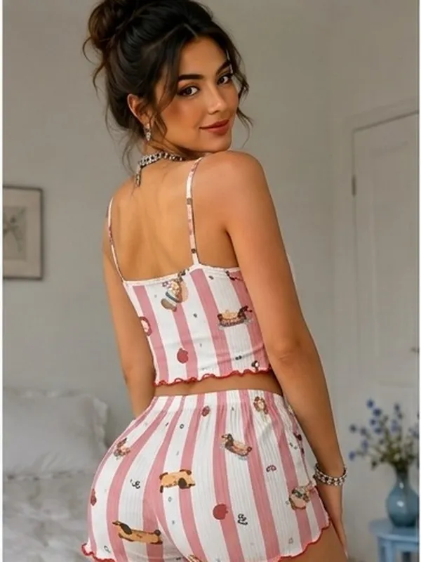 Beach_Wibes_Shorts_Co_Ord_Set_Pink
