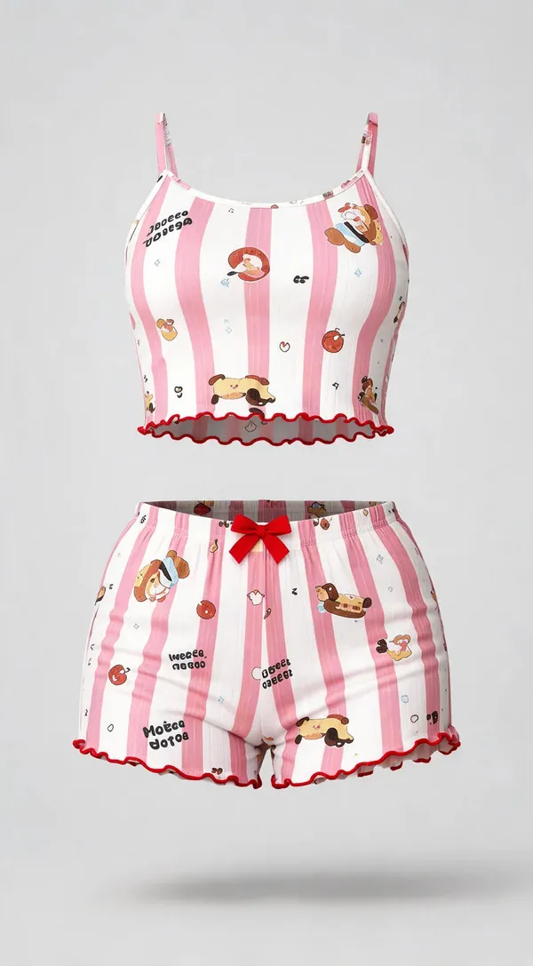 Beach_Wibes_Shorts_Co_Ord_Set_Pink