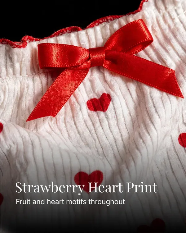 White_Heart_Shorts_Co_Ord_Set_White